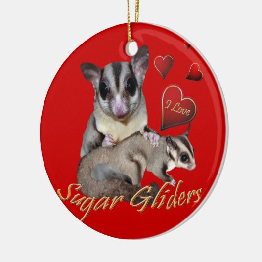I Love Sugar Gliders ornament (Links)