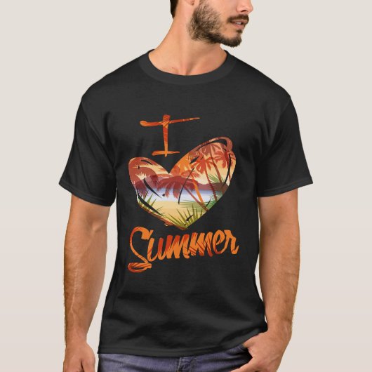 I Love Summer T-shirt (Voorkant)
