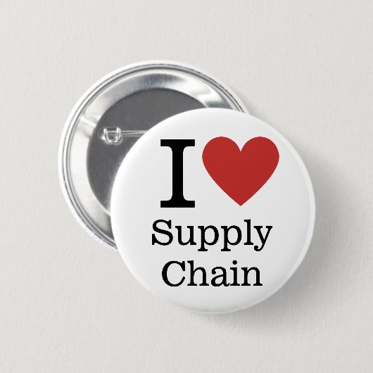I ❤️ Love Supply Chain - SC Dept. - Pin Button (Voorkant /achterkant)
