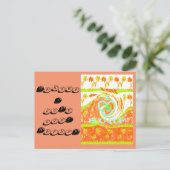 I Love surf Hakuna Matata girly surf briefkaart (Staand voorkant)