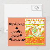 I Love surf Hakuna Matata girly surf briefkaart (Voorkant / Achterkant)