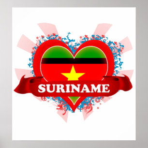 I Love Suriname Poster