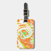 I Love Surven: Mooie Bloemen met Cool Text Art Bagagelabel (Voorkant verticaal)