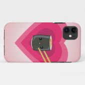 I Love Sushi Kawaii Sushi Roll i Phone Case (Achterkant (horizontaal))