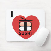I Love Sushi Muismat (Met muis)