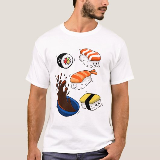 I Love Sushi T-shirt (Voorkant)