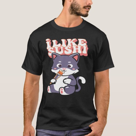 I Love Sushi T-shirt (Voorkant)