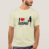 I Love Sushi T-shirt (Voorkant)
