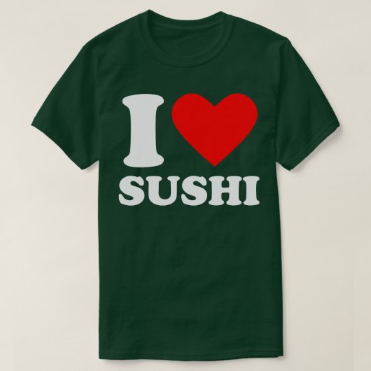 I Love Sushi T-shirt (Design voorkant)