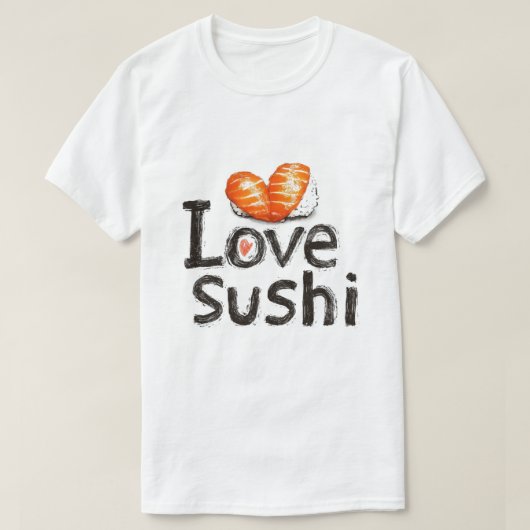 I Love Sushi T-shirt (Design voorkant)