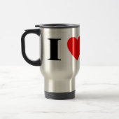 I Love Sussex Spaniels Travel Mug Reisbeker (Links)