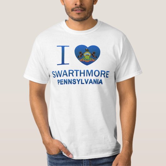 I Love Swarthmore, PA T-shirt (Voorkant)