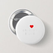 I Love Sweaty Hugs Marathon Watching Tee  Ronde Button 5,7 Cm (Voorkant /achterkant)