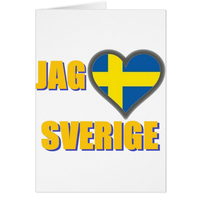 I Love Sweden (Jag Älskar Sverige) (Voorkant)