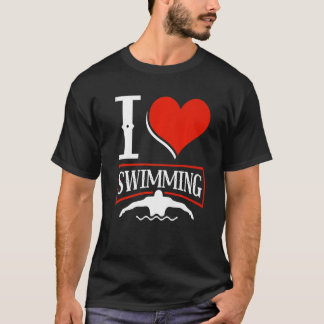 I Love Swimming Swimmer Swim Premium T-shirt