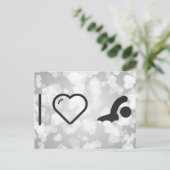 I Love Swimmings Briefkaart (Staand voorkant)