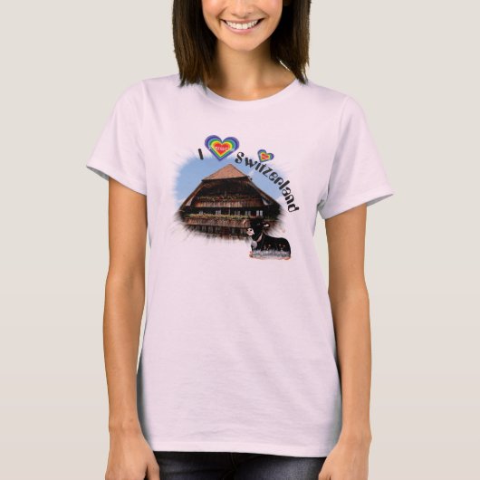 I love Switzerland T-shirt (Voorkant)