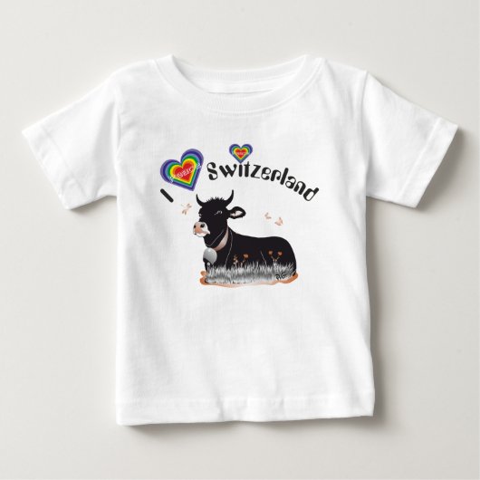 I love Switzerland T-Shirt (Voorkant)