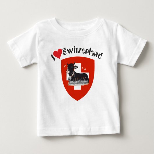 I love Switzerland T-Shirt (Voorkant)