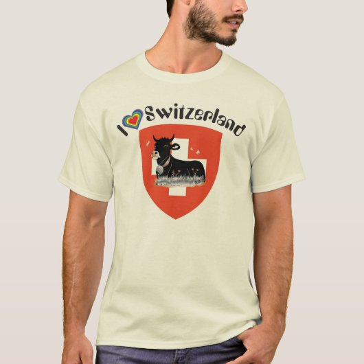 I love Switzerland T-Shirt (Voorkant)