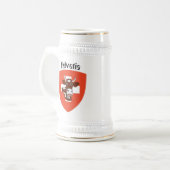 I love Switzerland Tasse Bierpul (Voorkant links)