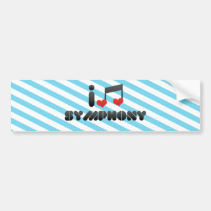 I Love Symphony Bumpersticker