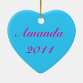 I Love Synchro Ornament - Jouw naam on Back (Achterkant)