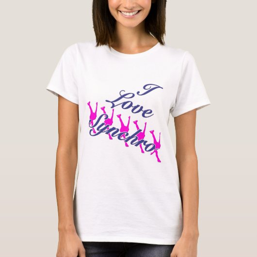 I Love Synchro T-shirt (Voorkant)