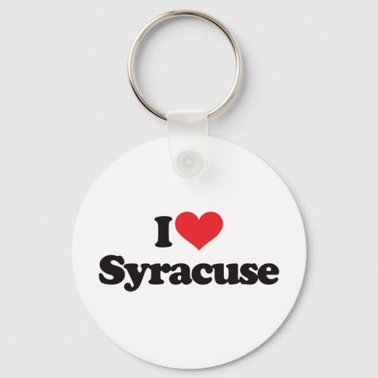 I Love Syracuse Sleutelhanger (Voorkant)