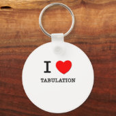 I Love Tabulation Sleutelhanger (Voorkant)