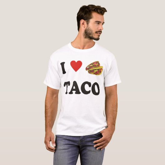 I_Love_Taco T-shirt (Voorkant volledig)