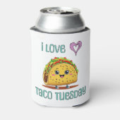 I Love Taco Tuesday Blikjeskoeler (Blikje Achterkant)