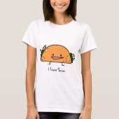 I Love Tacos - Dames T-Shirt (Voorkant)