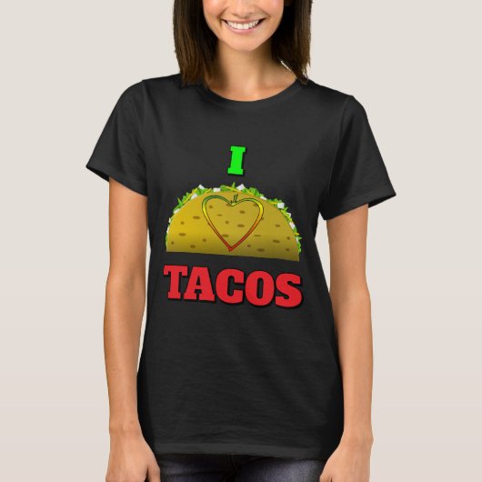 I Love Tacos shirten sweatshirts en hoodies (Voorkant)