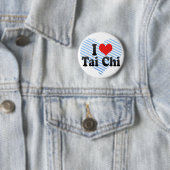 I Love Tai Chi Ronde Button 5,7 Cm (In situ)