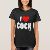 I Love Tails Raunchy Funny Women's Embarring  T-shirt (Voorkant)