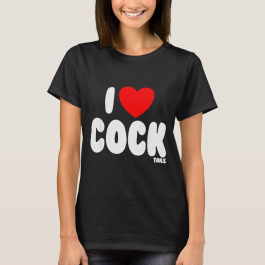I Love Tails Raunchy Funny Women's Embarring  T-shirt (Voorkant)