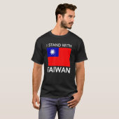 I Love Taiwan Flag Taiwanese Pride I Stand With Ta T-shirt (Voorkant volledig)