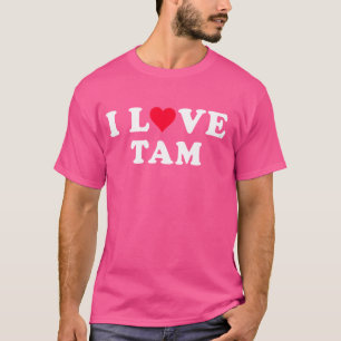 I Love Tam Matching Vriendin & Vriendin Tam Nam T-shirt