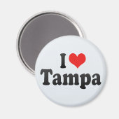 I Love Tampa Magneet (Voorkant / Achterkant)