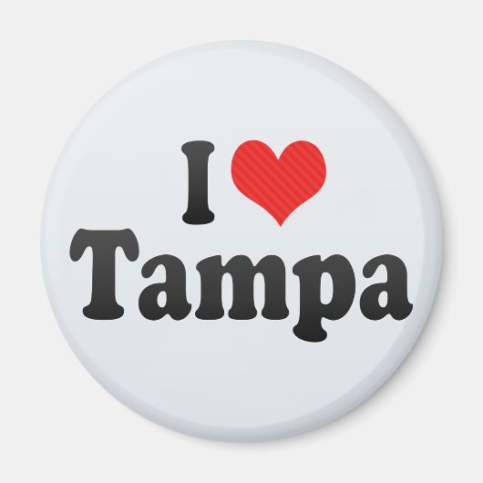 I Love Tampa Magneet (Voorkant)