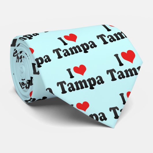 I Love Tampa Stropdas (Opgerold)