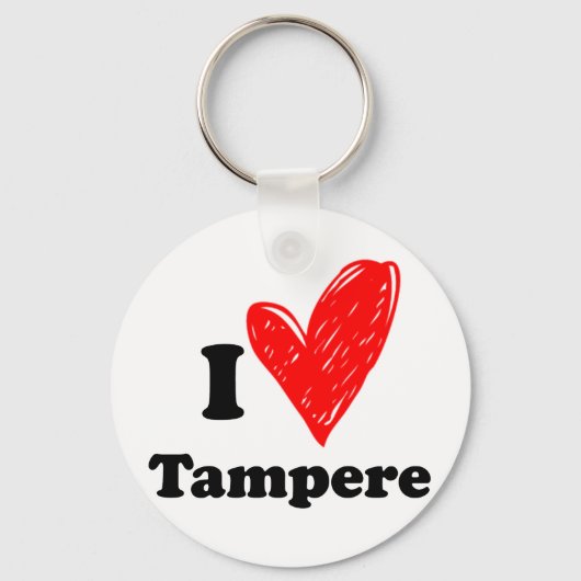 I Love Tampere Sleutelhanger (Voorkant)