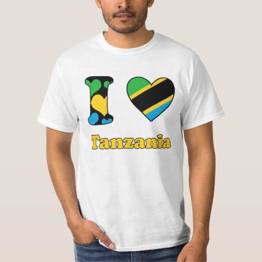 I love Tanzania T-shirt (Voorkant)