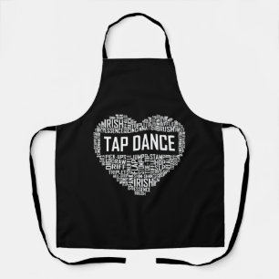 I Love Tap Dance Hondenliefhebber Dancer Gifts for Schort