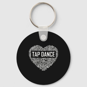 I Love Tap Dance Hondenliefhebber Dancer Gifts for Sleutelhanger