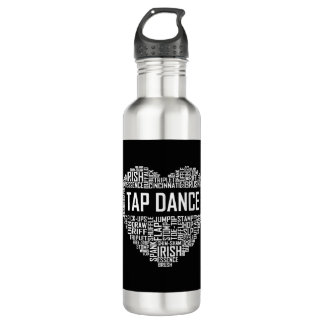 I Love Tap Dance Hondenliefhebber Dancer Gifts for Waterfles