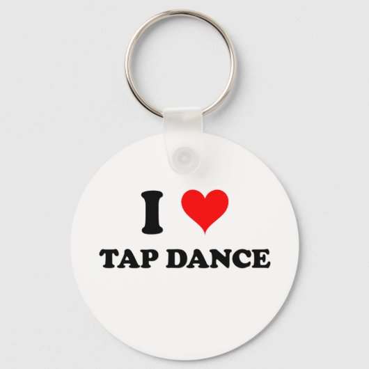 I Love Tap Dance Sleutelhanger (Voorkant)