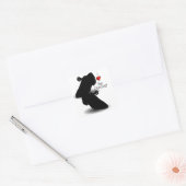 I Love Tap Dancing Vierkante Sticker (Envelop)