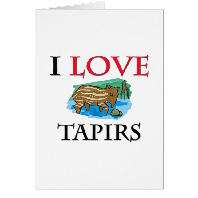 I Love Tapirs (Voorkant)